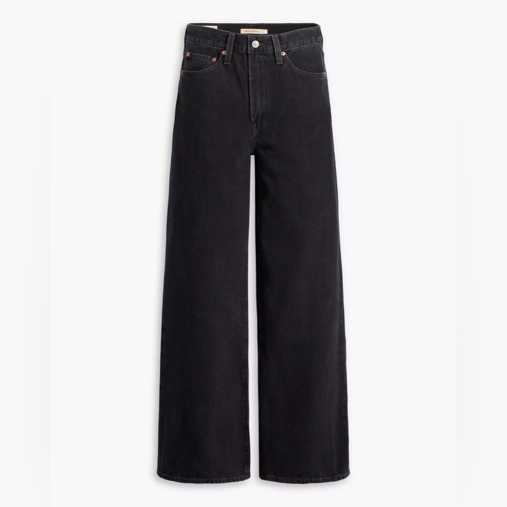 Levi’s Ribcage Wide-Leg Jeans Black